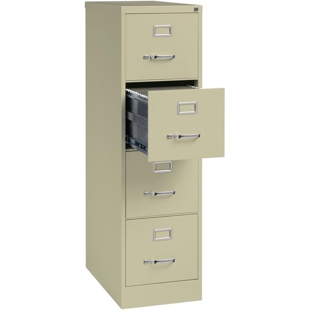 Beige 4-Drawer Metal Letter File Cabinet P1355