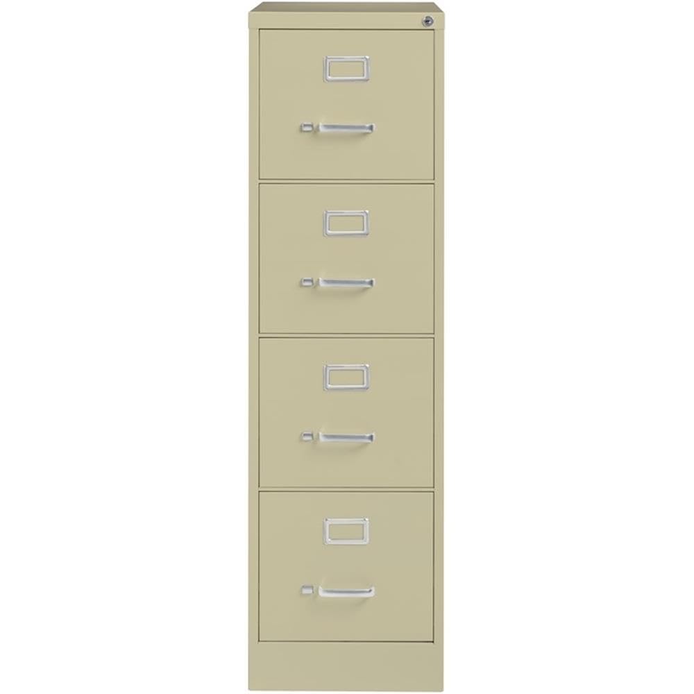 Beige 4-Drawer Metal Letter File Cabinet P1355