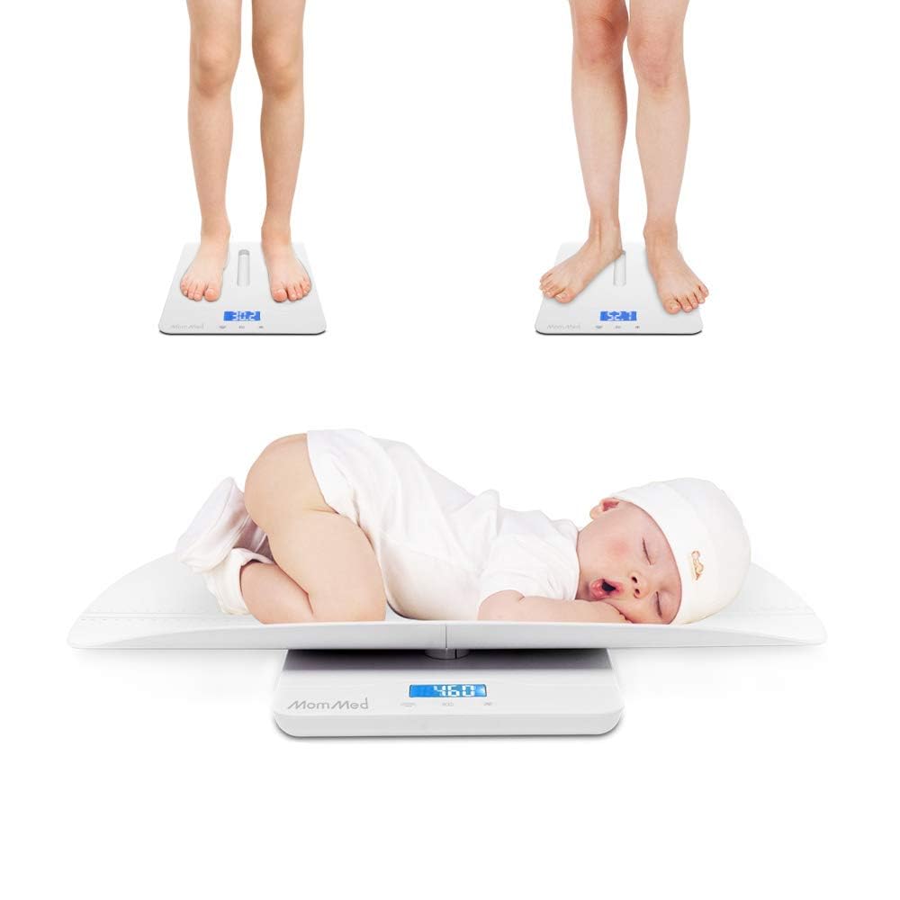 Baby Scale with Hold Function, Blue Backlight, Weight and Height Track T78247