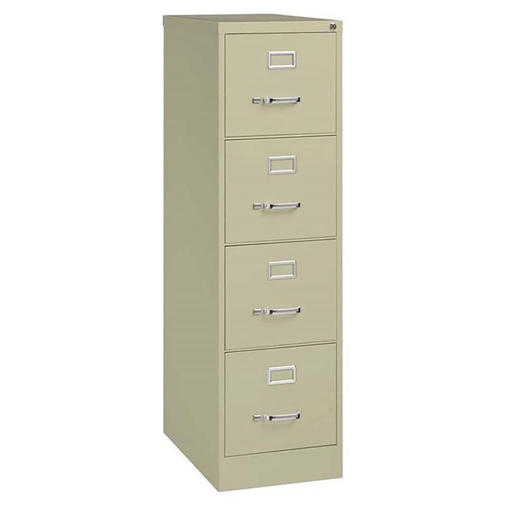 Beige 4-Drawer Metal Letter File Cabinet P1355