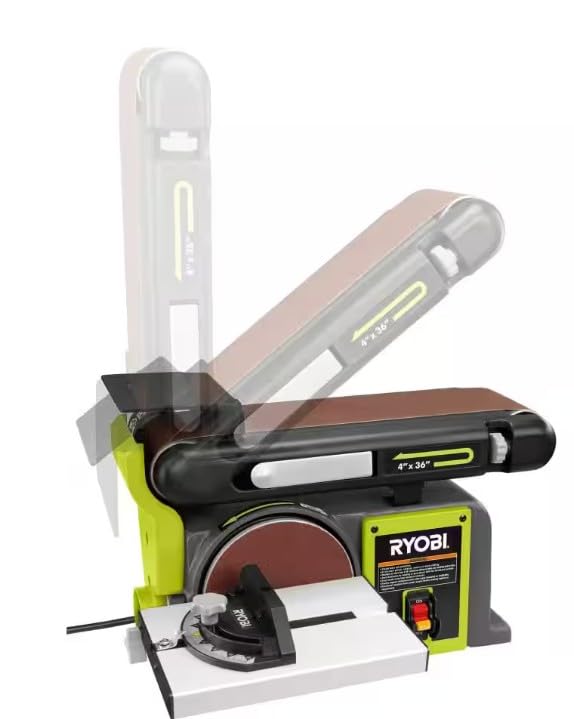 4 in. x 36 in. Belt & 6 in. Disc Corded Benchtop Sander M303