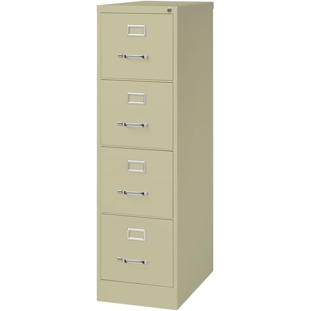 Beige 4-Drawer Metal Letter File Cabinet P1355