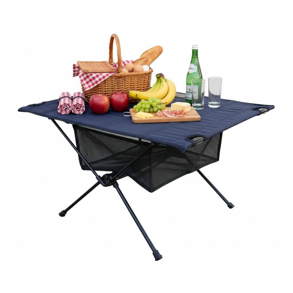 Ultralight Foldable Camping Table with Mesh Q939