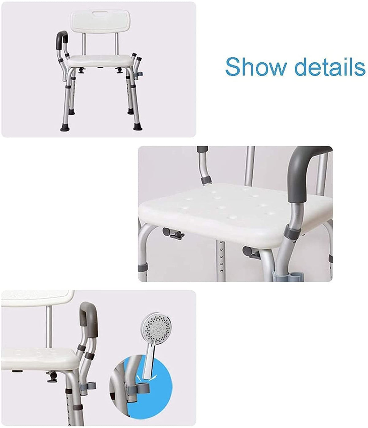 Adjustable Transfer Bench with Removable Back A306804