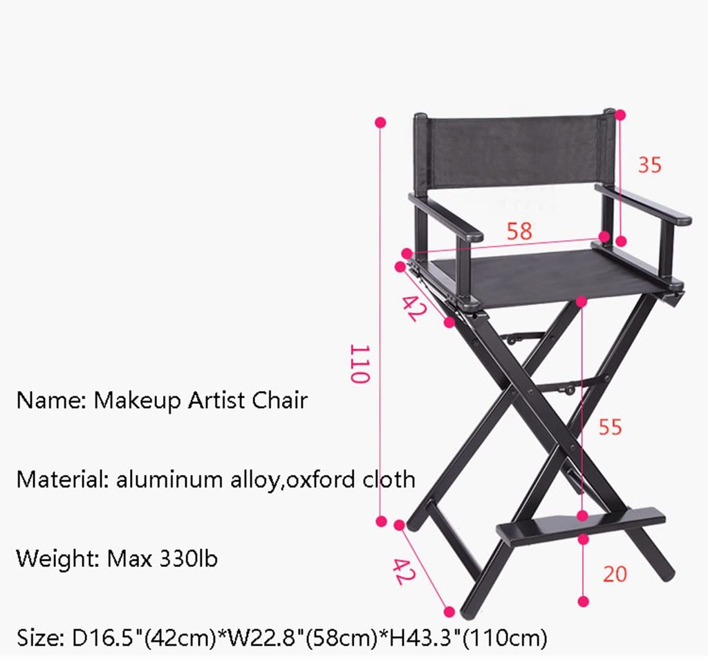 Portable Aluminum Folding Director's Chair H940635