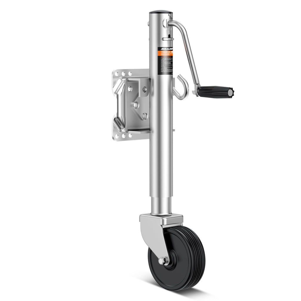 1200 lbs Galvanized Steel Trailer Jack with Wheel G4891