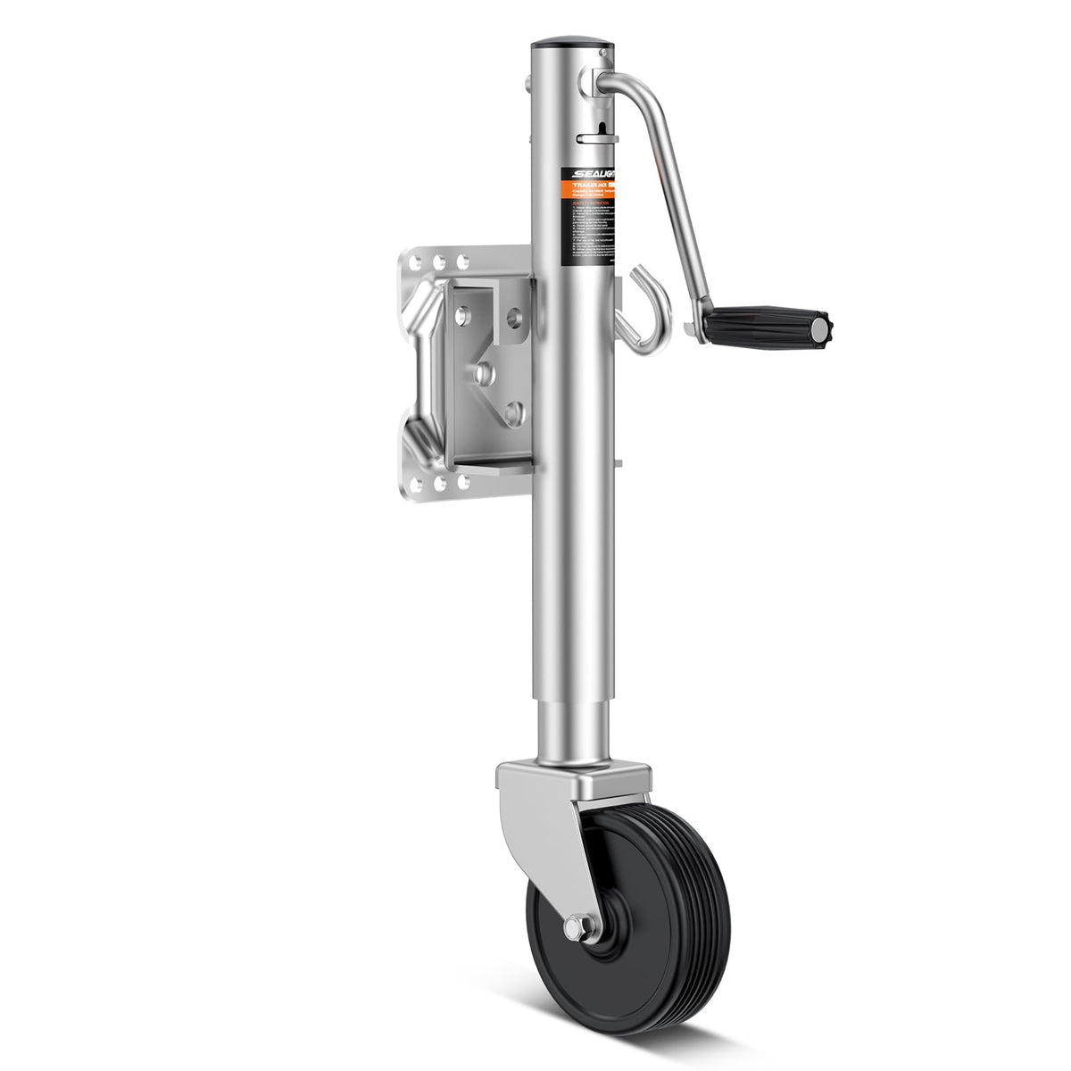 1200 lbs Galvanized Steel Trailer Jack with Wheel G4891