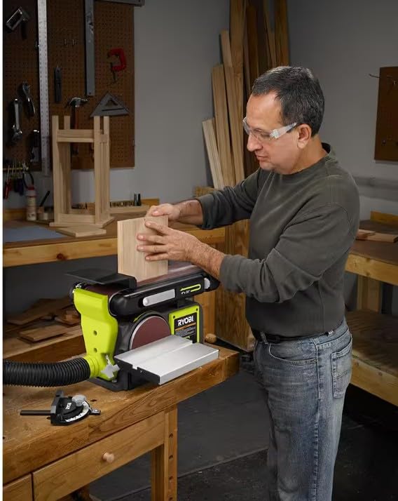 4 in. x 36 in. Belt & 6 in. Disc Corded Benchtop Sander M303
