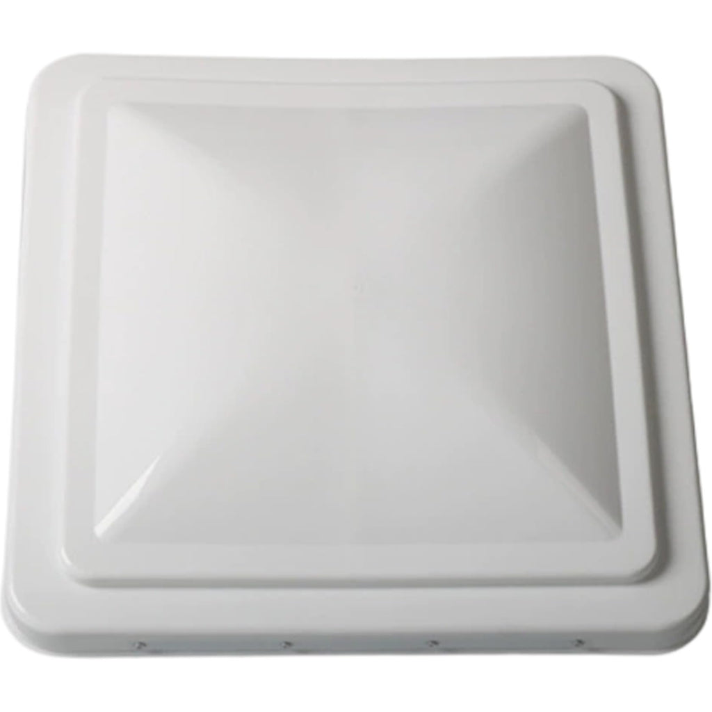 14 Inch White Weather-Resistant Plastic RV Vent Cover A245