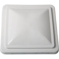 14 Inch White Weather-Resistant Plastic RV Vent Cover A245