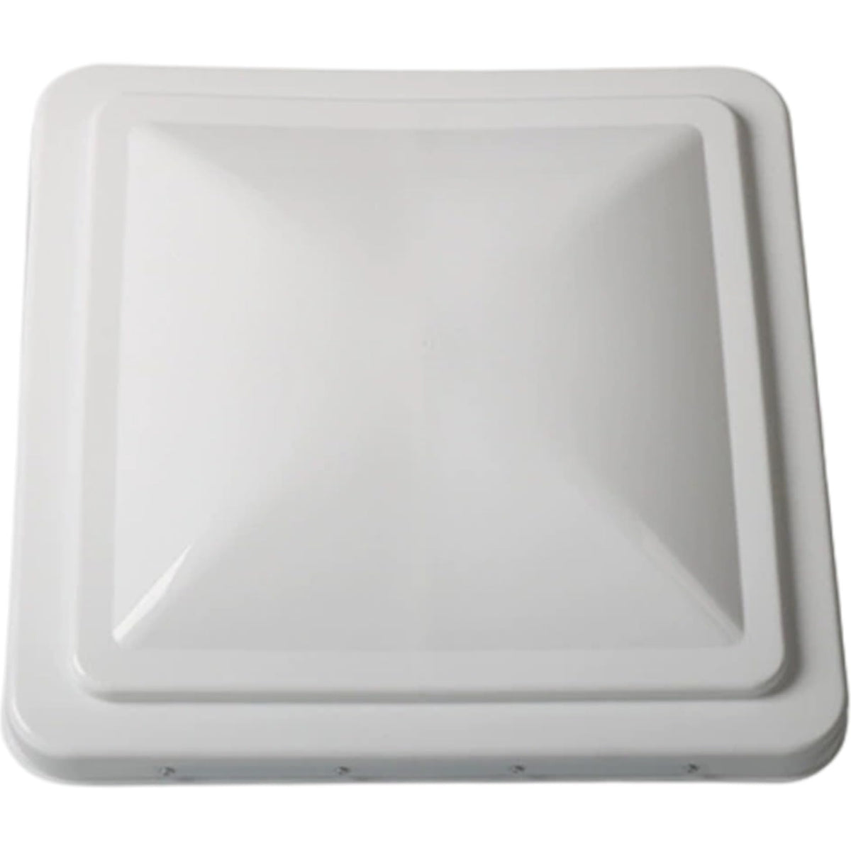 14 Inch White Weather-Resistant Plastic RV Vent Cover A245