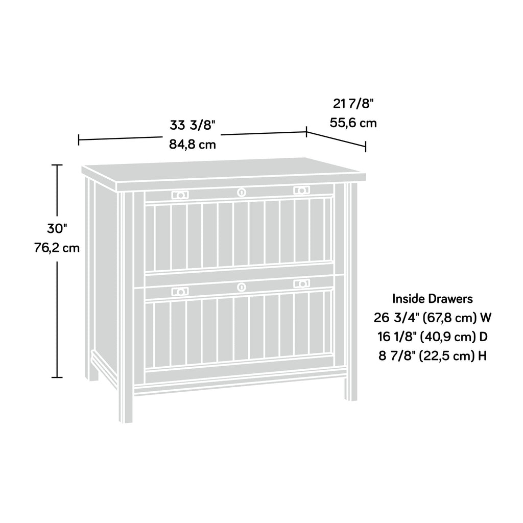 2 Drawer Lateral File Cabinet with Lock I7288