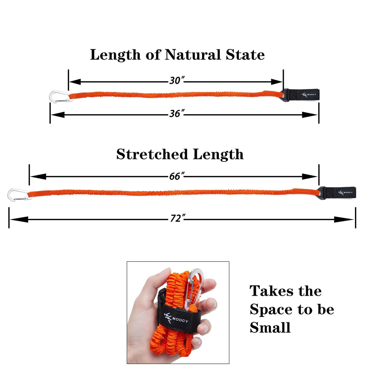 Kayak Paddle Leash Stretchable Coiled Lanyard O352761