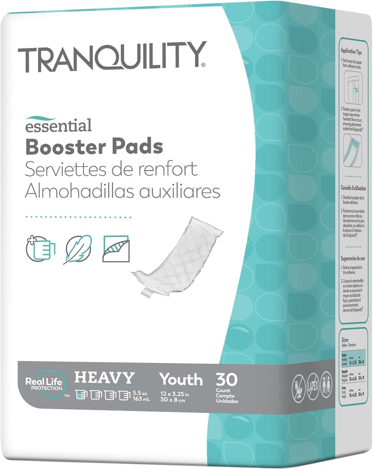 Youth Heavy 30 Ct Booster Pads X544528