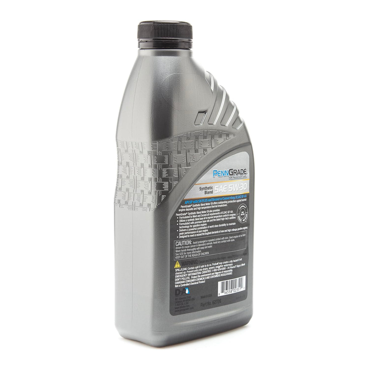 Synthetic Blend Oil SAE 5W-30 1 Quart Pack of 6 X322954