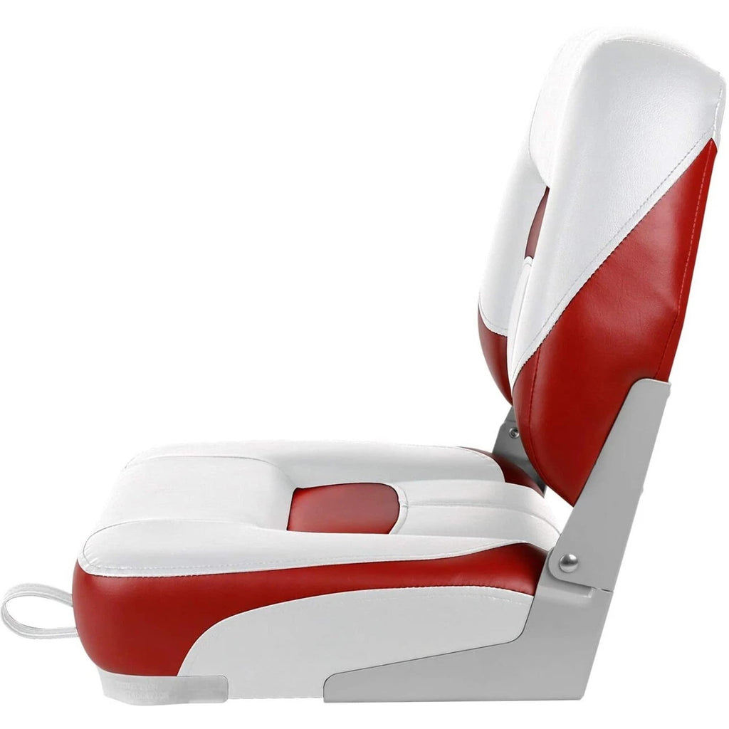 Two Tone Low Back Folding Boat Seat M8709