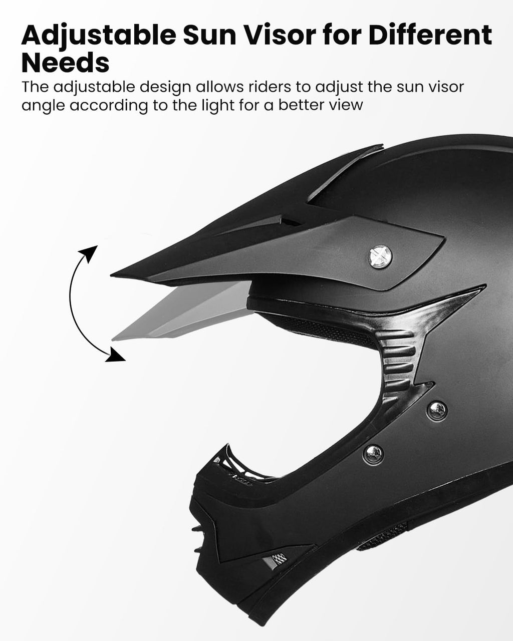 Kids Full-Face Dirt Bike Helmet U9541