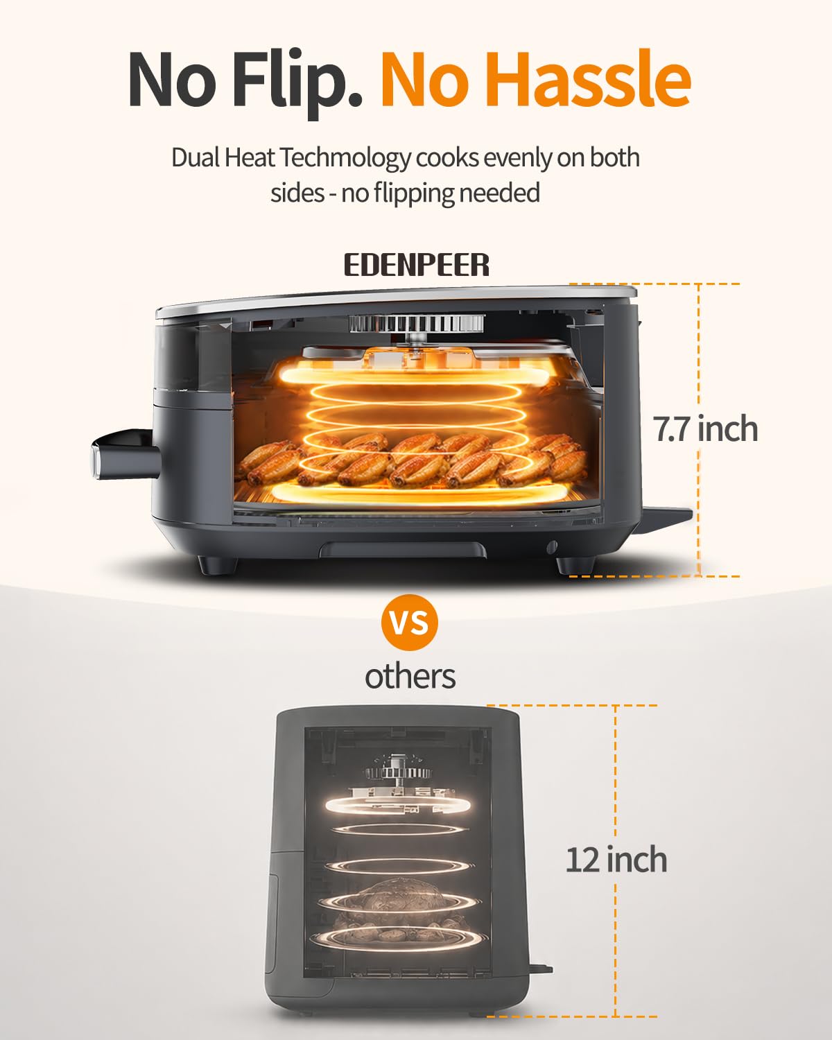 6 Quart Large Air Fryer D265