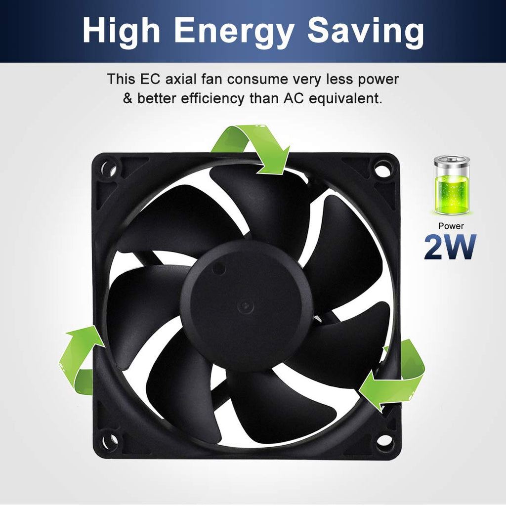 80mm EC Axial Brushless Cooling Fan R996