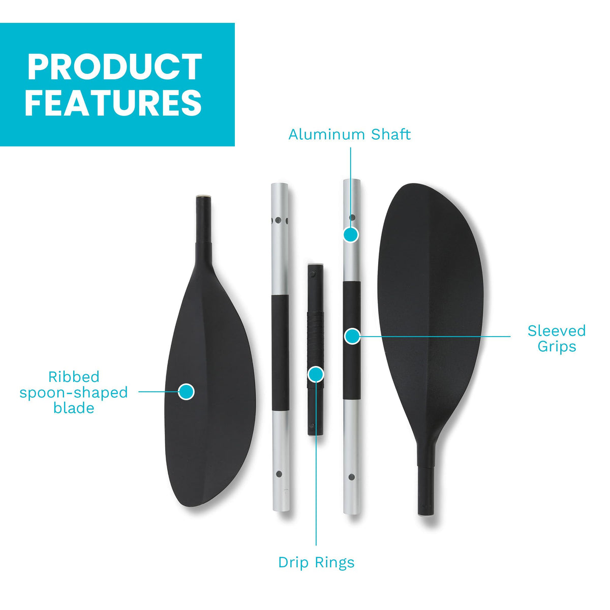 86in Aluminum Kayak Paddle G88367
