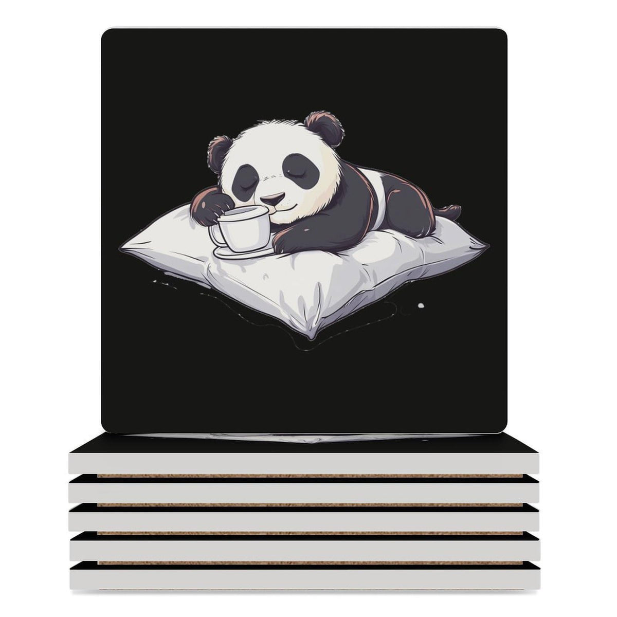 Ceramic Coasters Set D786