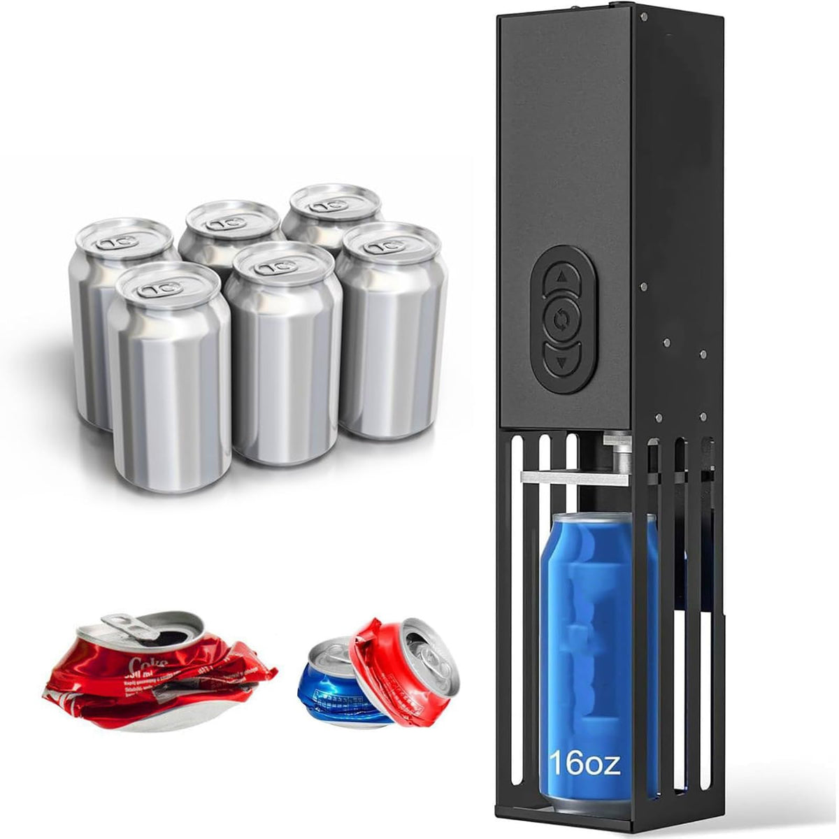 Wall Mounted Can Crusher for 12/16oz Aluminum Cans V4862