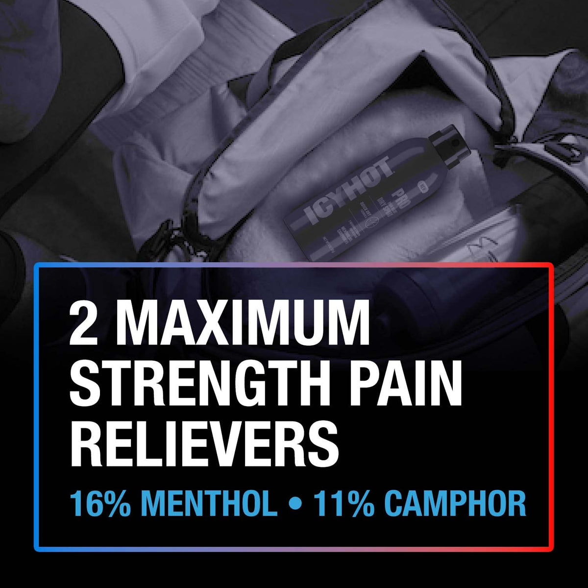 Pain Relief Dry Spray 4 oz with Menthol & Camphor Pack of 2 Q3319