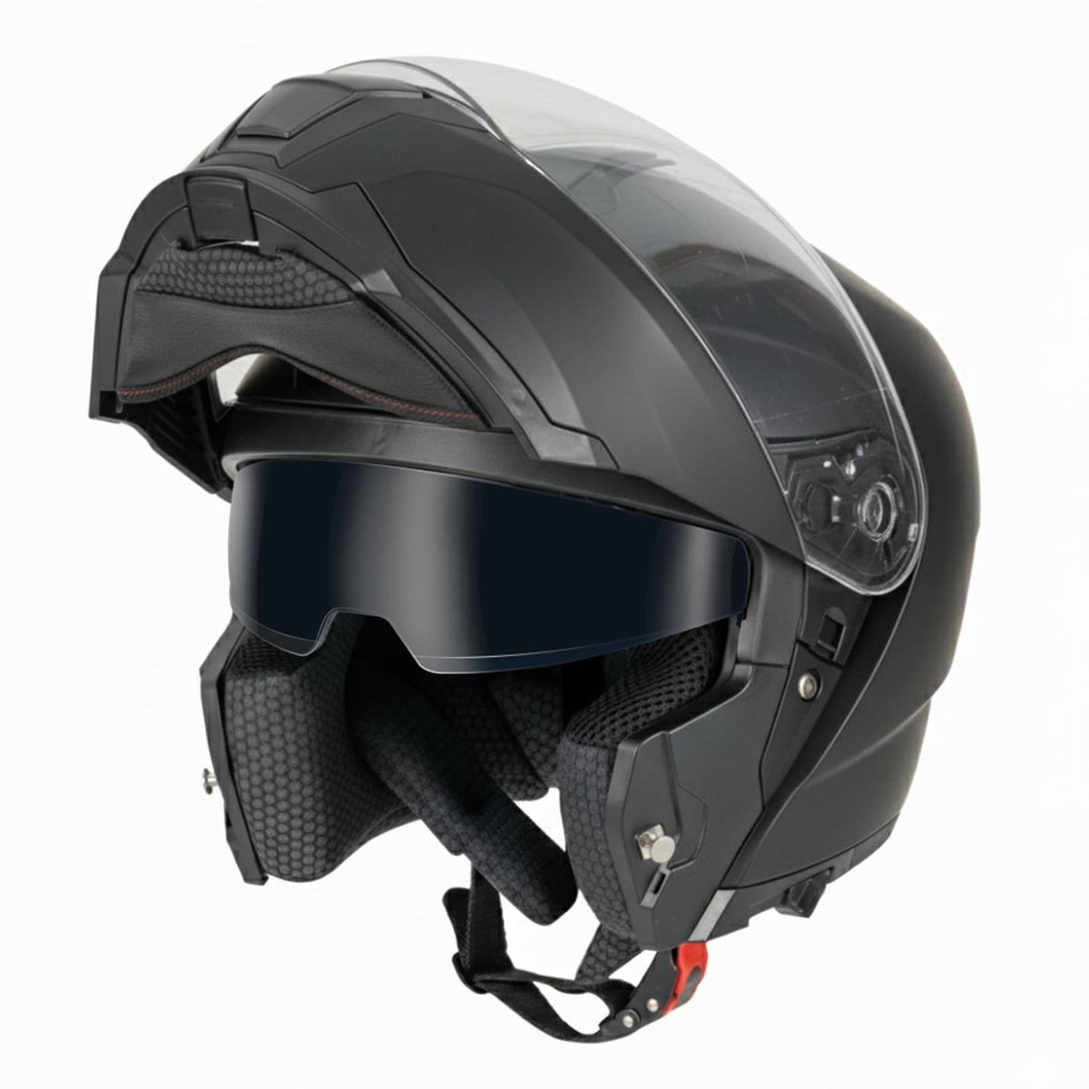 Modular Flip Up Motorcycle Helmet with Dual Visor O73199
