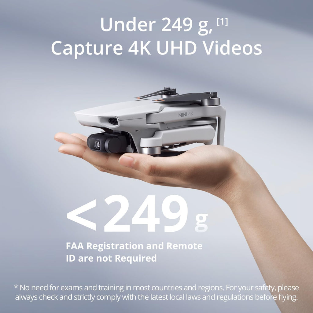 4K UHD Camera Drone with 3-Axis Gimbal Stabilization, Under 249 g P838