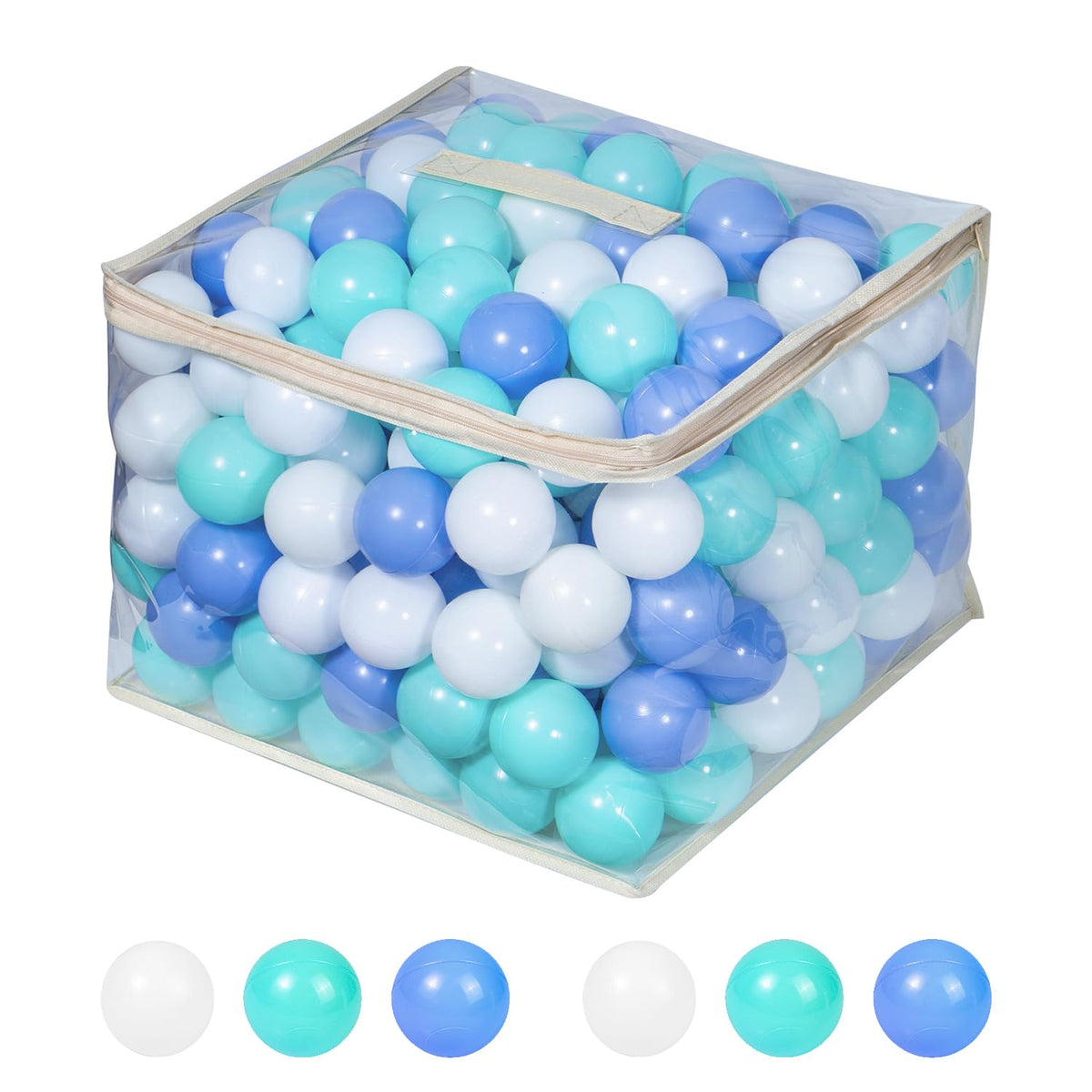 BPA Free Crush Proof Plastic Ball Pit Balls 2.15 Inch S145