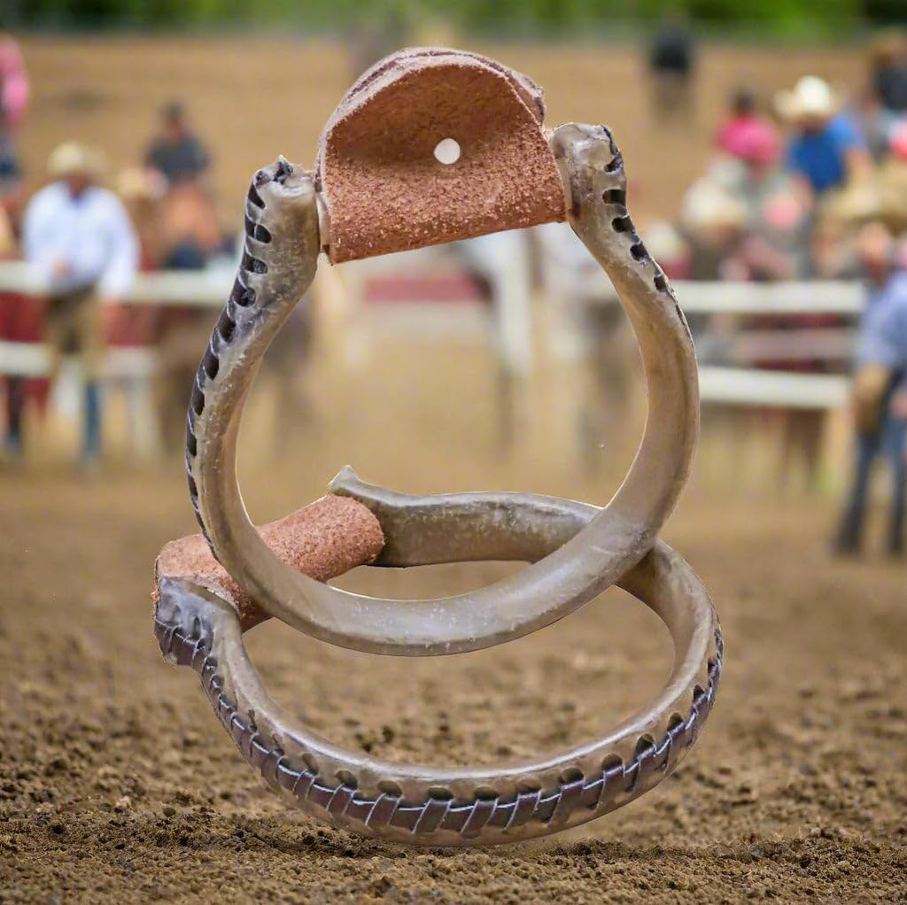 Oxbow Round Metal Western Stirrups D298598