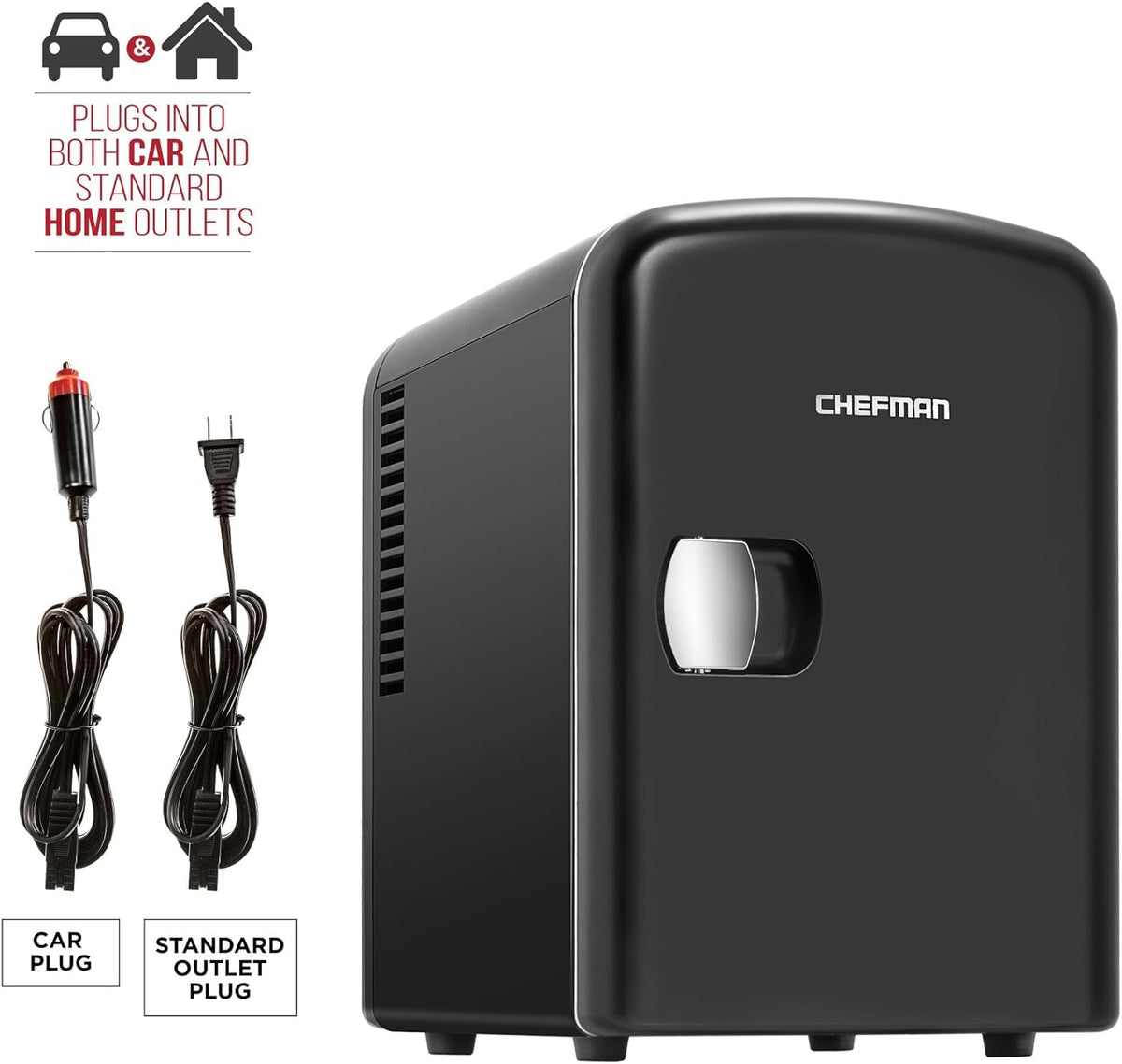Black Portable Mini Fridge 4-liter P802