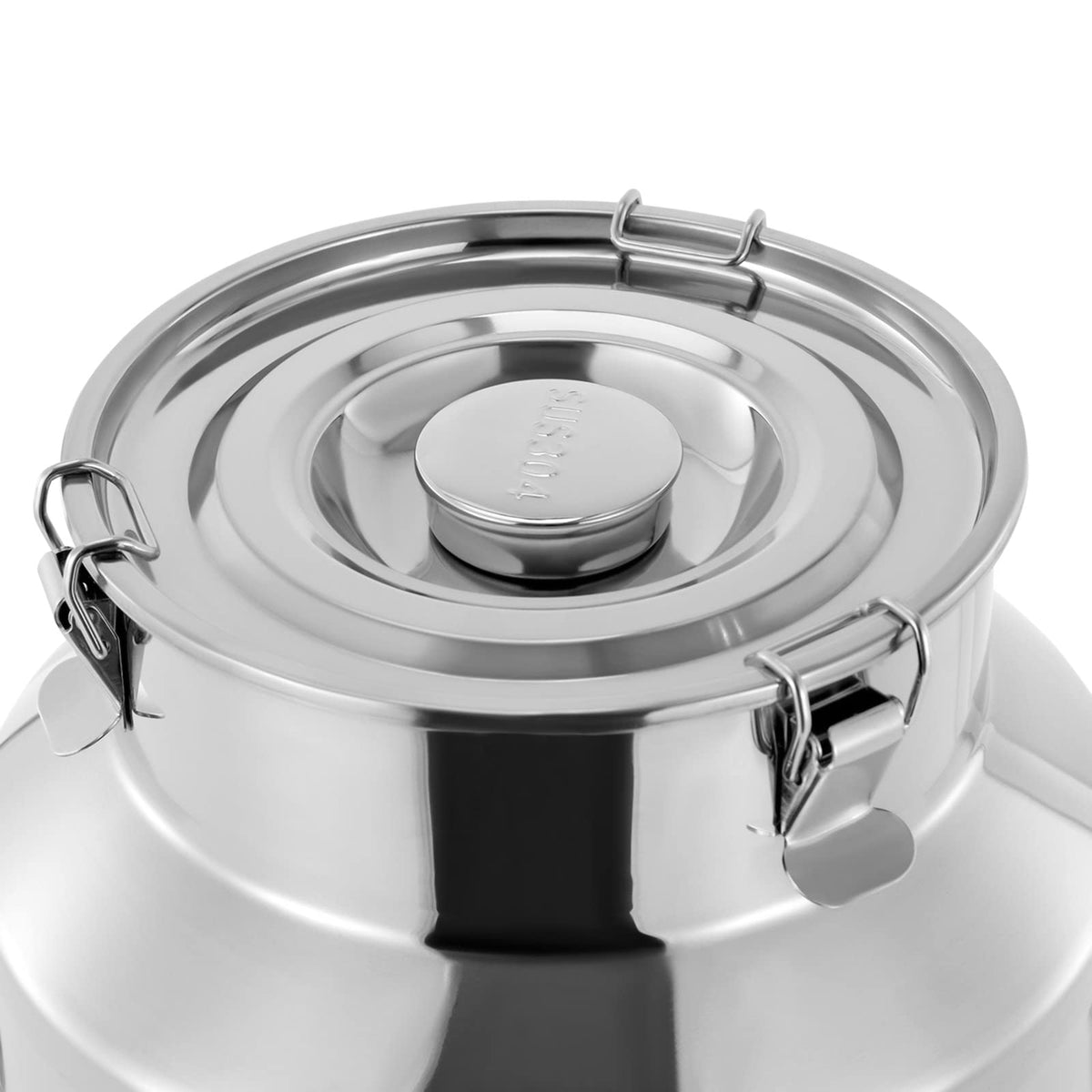 7 Gallon Stainless Steel Milk Can with Sealed Lid Z642760