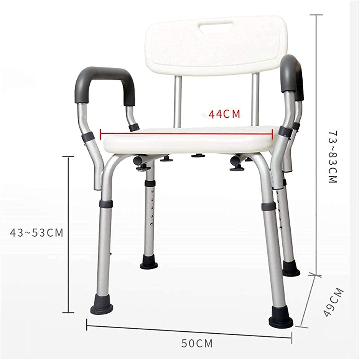 Adjustable Transfer Bench with Removable Back A306804