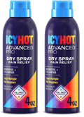 Pain Relief Dry Spray 4 oz with Menthol & Camphor Pack of 2 Q3319