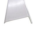 White Ribbed Acrylic Diffuser (L-Shaped, 24") O21300