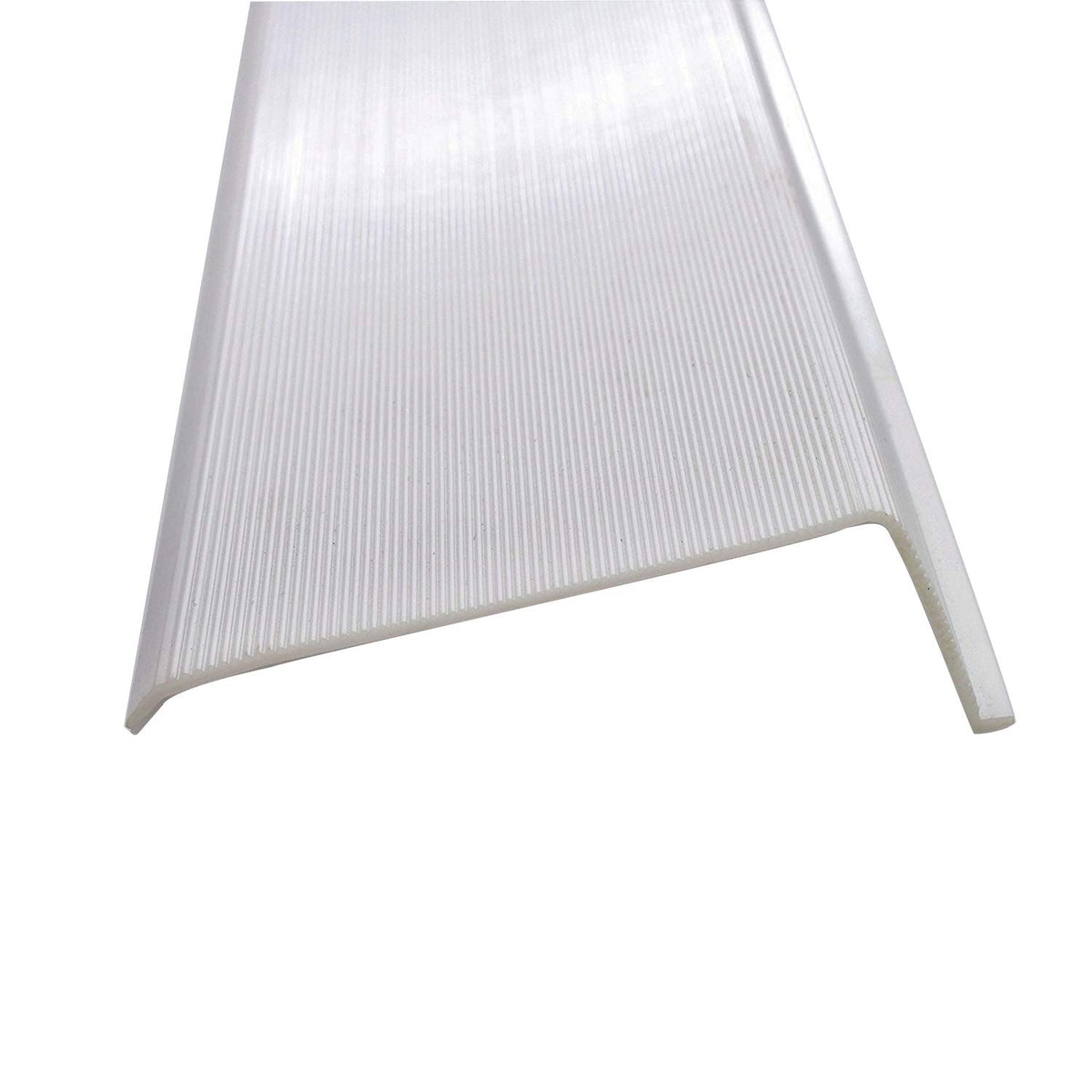 White Ribbed Acrylic Diffuser (L-Shaped, 24") O21300