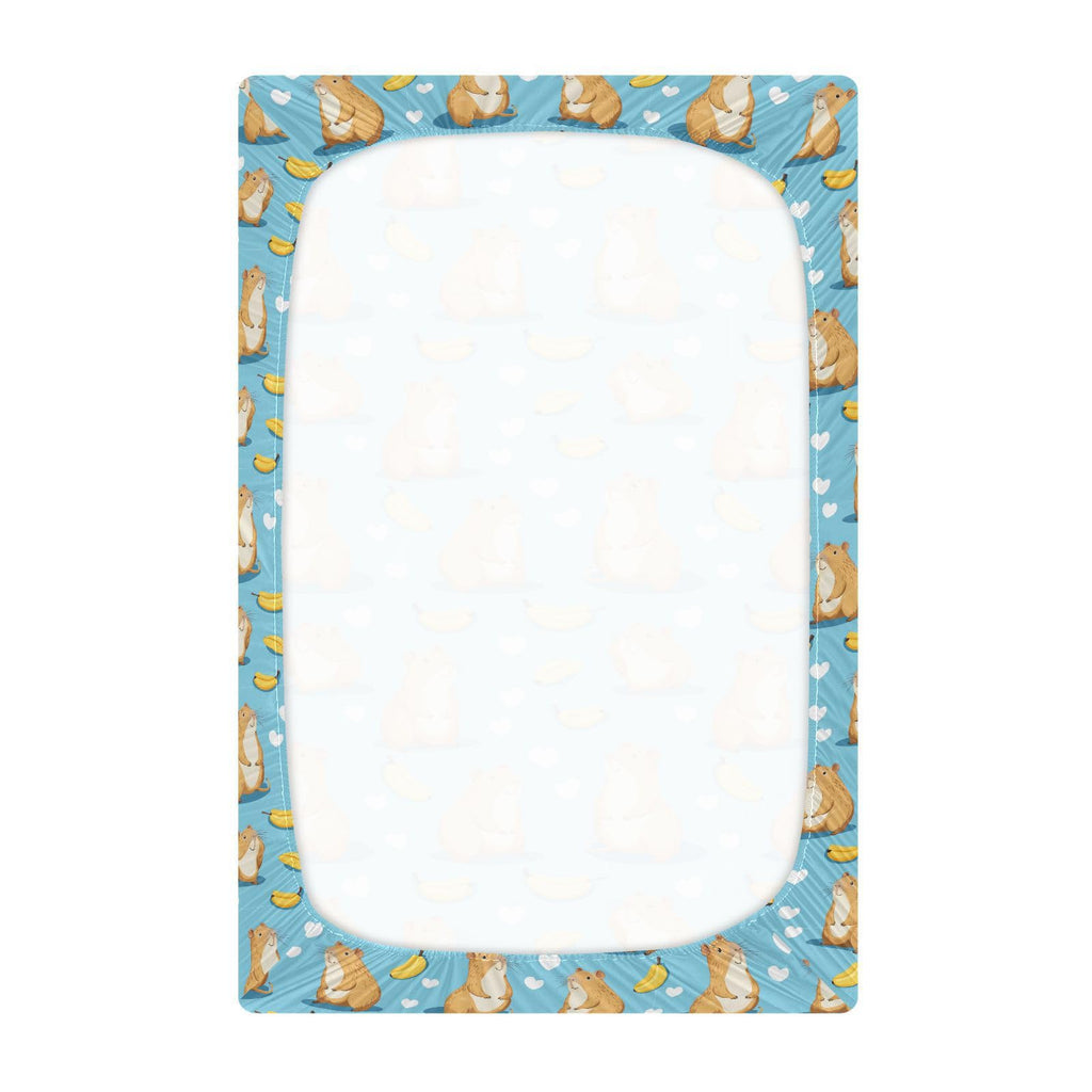 Soft Breathable Microfiber Fitted Crib Sheet, Standard Size 28in x 52in F67936