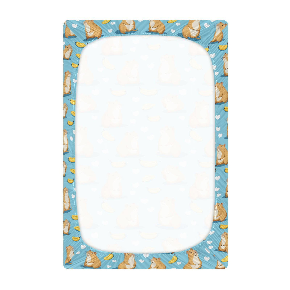 Soft Breathable Microfiber Fitted Crib Sheet, Standard Size 28in x 52in F67936