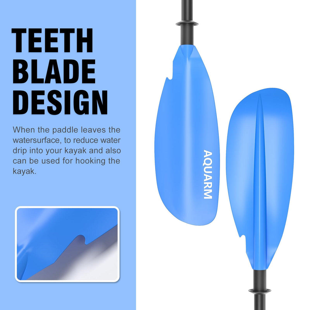 Adjustable Lightweight Kayak Paddle 231cm J314