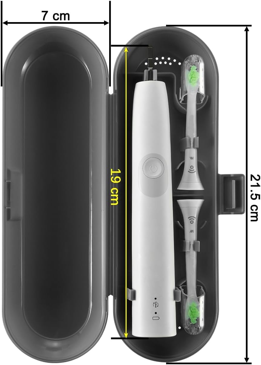 Plastic Electric Toothbrush Travel Case P6127