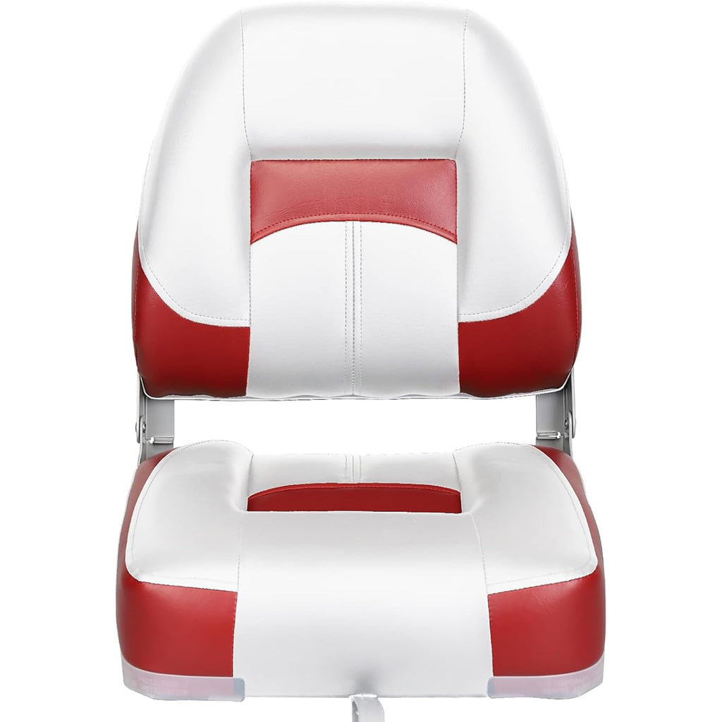 Two Tone Low Back Folding Boat Seat M8709