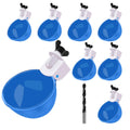 8 Packs Blue Large Chicken Waterer Cups O636