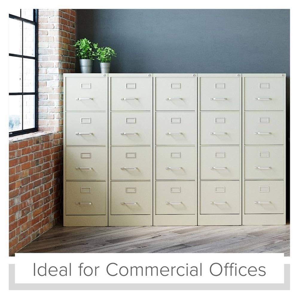 Beige 4-Drawer Metal Letter File Cabinet P1355