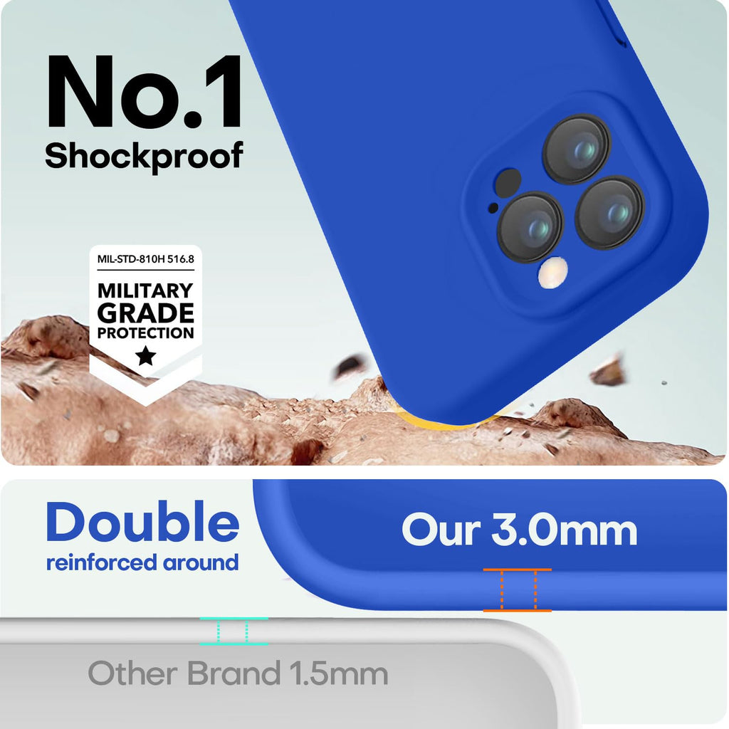 iPhone 13 Pro Max Silicone Shockproof Phone Case I2253