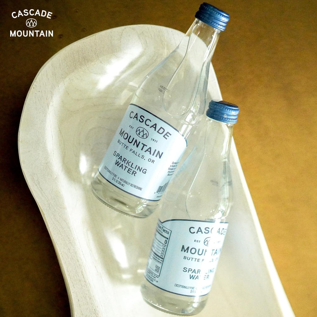 Sparkling Mineral Water in Glass Bottle 12oz 12 Pack F71596