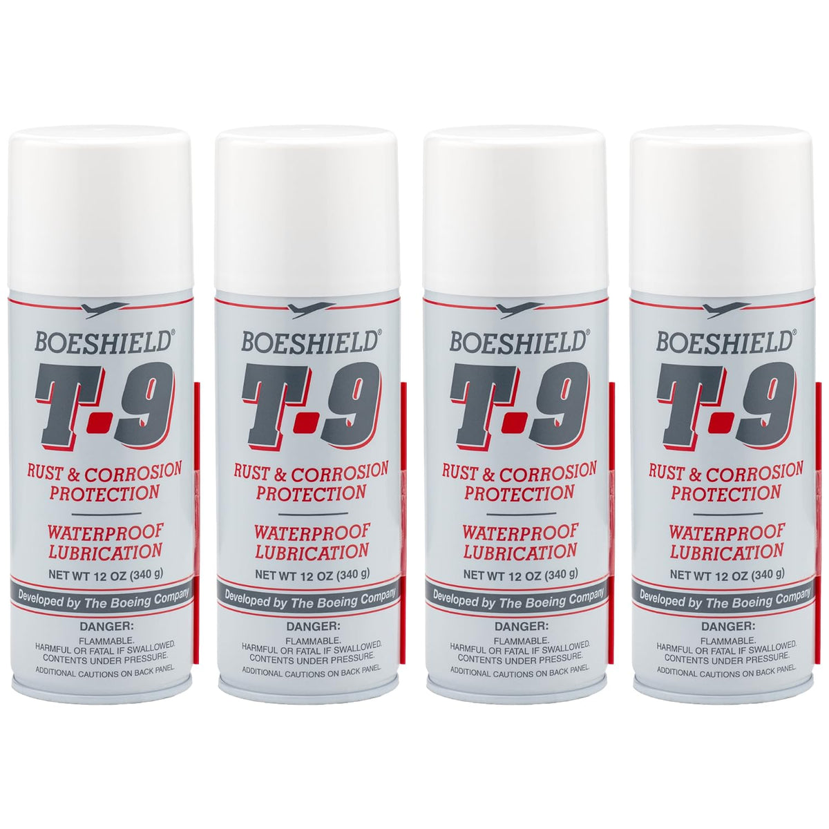 Waterproof Wax-Based Lubricant & Corrosion Inhibitor, 12 oz Aerosol, Pack of 4 K285787