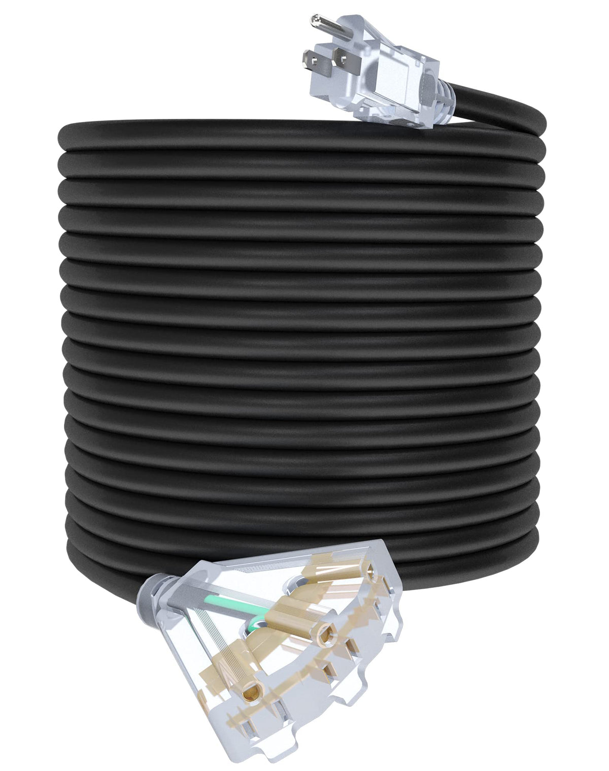 100Ft 12 Gauge Extension Cord with 3-Outlets A672