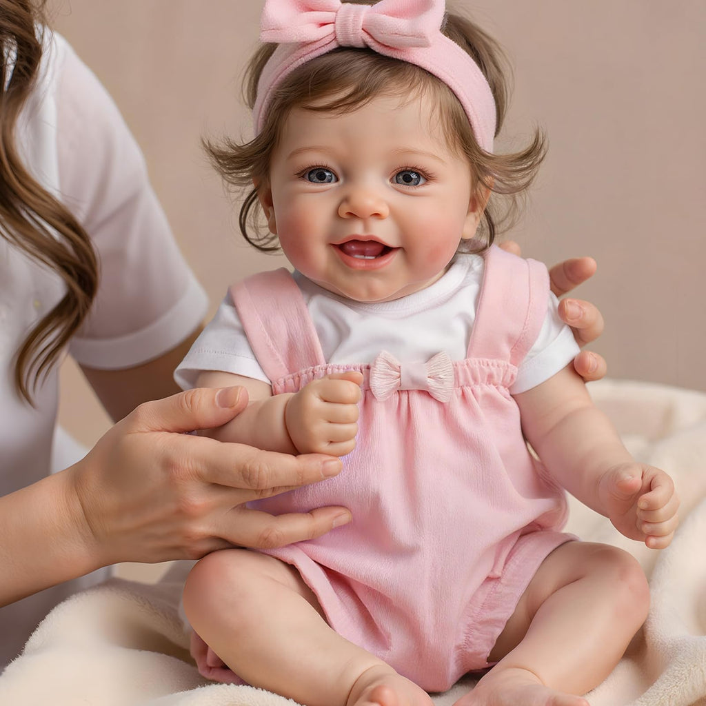 20 Inch Reborn Baby Dolls Girl with Rooted Hair B275
