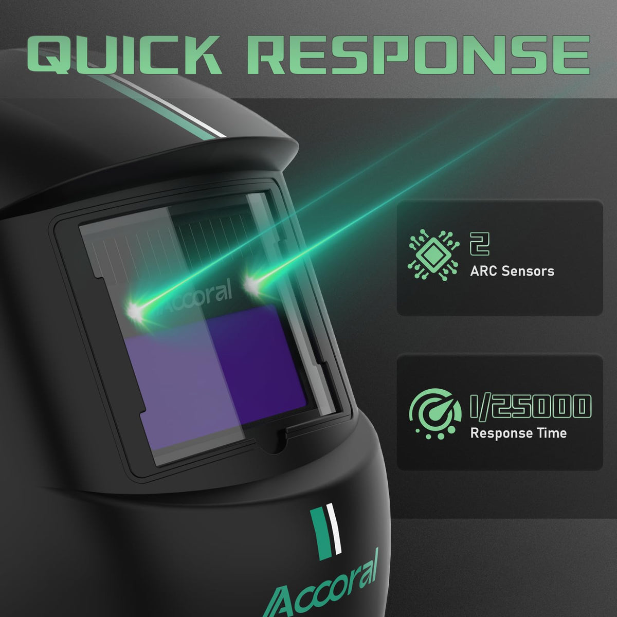 Auto-Darkening Welding Helmet Q5256
